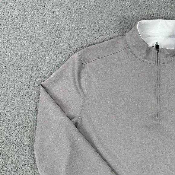 Johnnie-O Michigan Wolverines 2023 National Champs 1/4 Zip Men Medium Grey - Picture 11 of 16